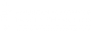 American Academy of family physicians logo strong medicine for America